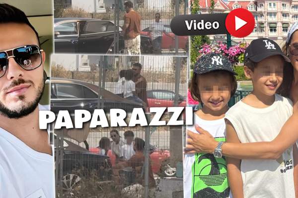 Gabi Bădălău, copiii şi Claudia Pătrăşcanu! Schimbul a fost făcut! Cum au interacţionat afaceristul şi cântăreaţa, după ce aceasta a apelat la poliţie / VIDEO PAPARAZZI