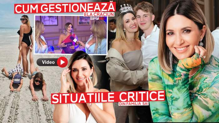 Cum gestionează Ela Crăciun situațiile critice din familia sa! E supranumită ”Super Mom”, dar chiar și ea are momente când cedează / VIDEO