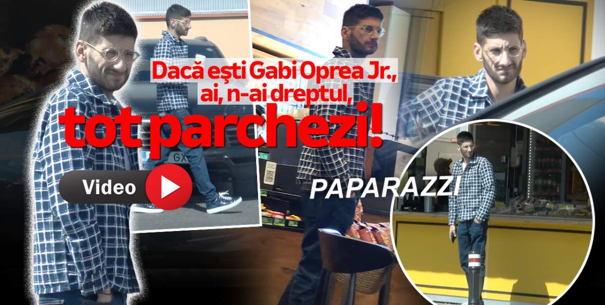 Dacă eşti Gabi Oprea Jr.,  ai, n-ai dreptul, tot parchezi! O cafea este mult mai importantă decât grija pentru cei din jur / PAPARAZZI