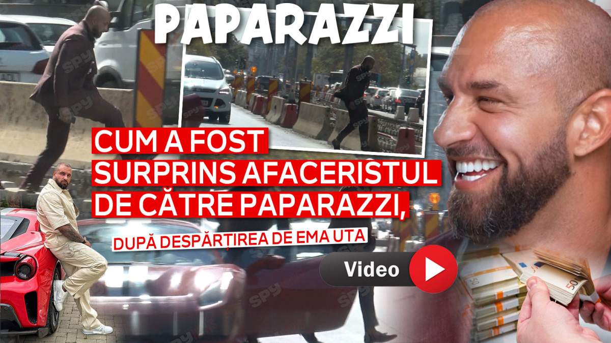 Alex Bodi, apariție de sute de mii de euro, la propriu! Cum a fost surprins afaceristul de către paparazzi, după despărțirea de Ema Uta / PAPARAZZI