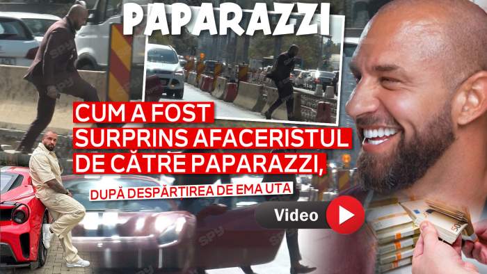 Alex Bodi, apariție de sute de mii de euro, la propriu! Cum a fost surprins afaceristul de către paparazzi, după despărțirea de Ema Uta / PAPARAZZI