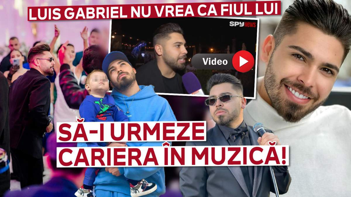 Luis Gabriel nu vrea ca fiul lui să-i urmeze cariera în muzică! Care este motivul pentru care cântărețul și-ar dori ca băiețelul său să aleaga altă meserie/ VIDEO