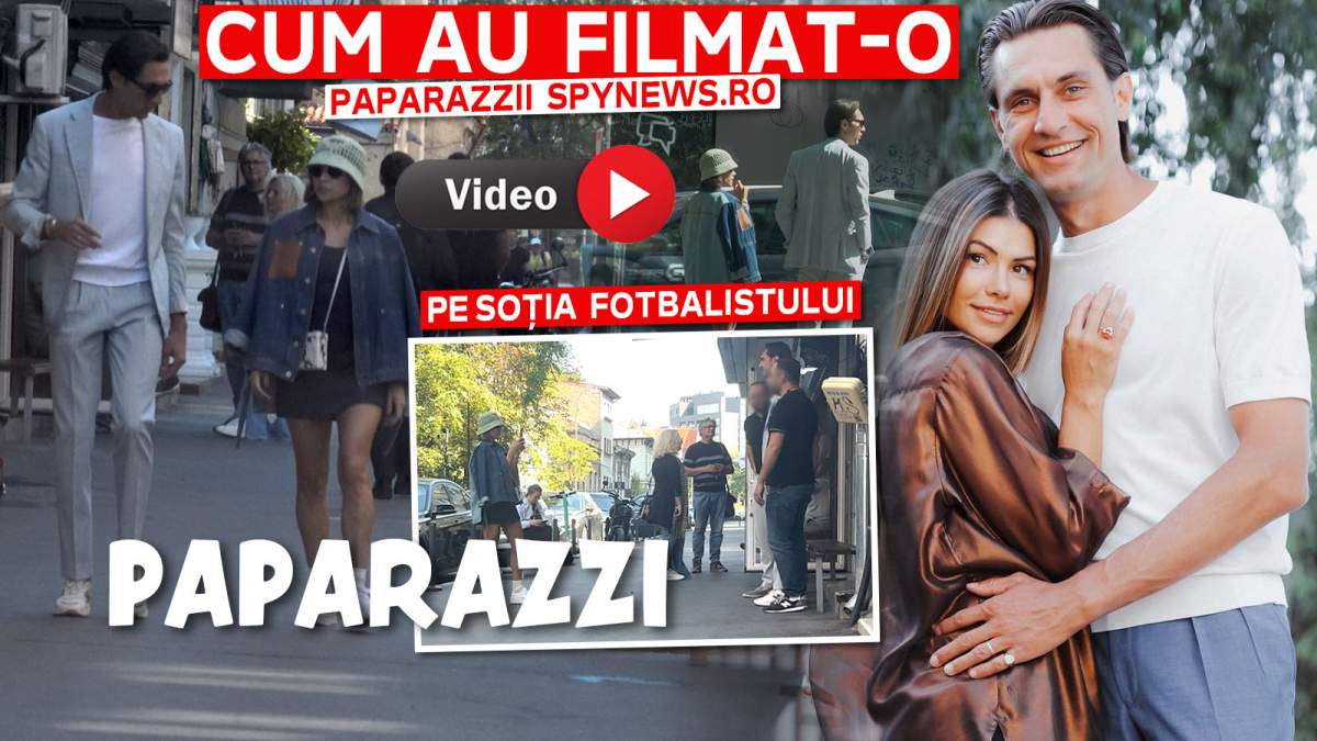 Uuuuu! Gestul care demonstrează că pasiunea e mare în cuplul Tătărușanu! Cum au filmat-o paparazzii Spynews.ro pe soția fotbalistului / PAPARAZZI