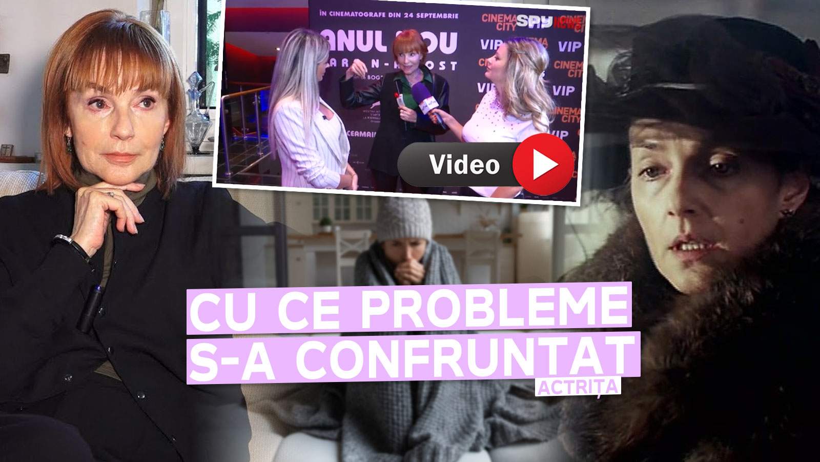 Actrița Emilia Dobrin a vorbit despre cea mai grea perioadă! Cu ce probleme s-a confruntat aceasta / VIDEO