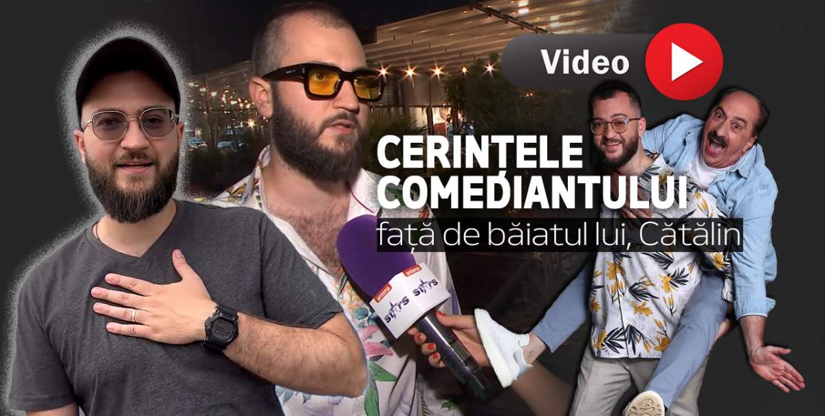 Fiul lui Romică Țociu, despre povara numelui pe care îl poartă! Care au fost cerințele comediantului față de băiatul lui, Cătălin / VIDEO