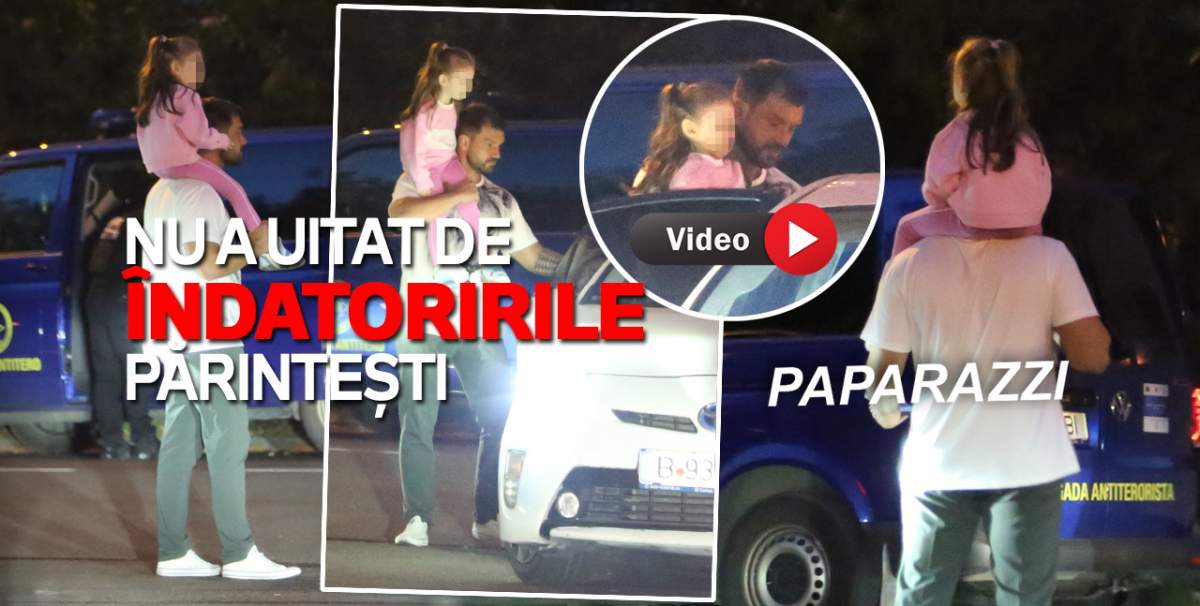 Bogdan Vlădău, tată grijuliu pentru micuța lui! Cum a fost surprins de paparazzi la o lună de la despărțire / PAPARAZZI