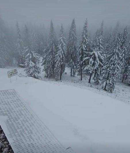 A venit iarna în România! Imagini cu stratul de zăpadă care s-a depus deja în mai multe zone / GALERIE FOTO