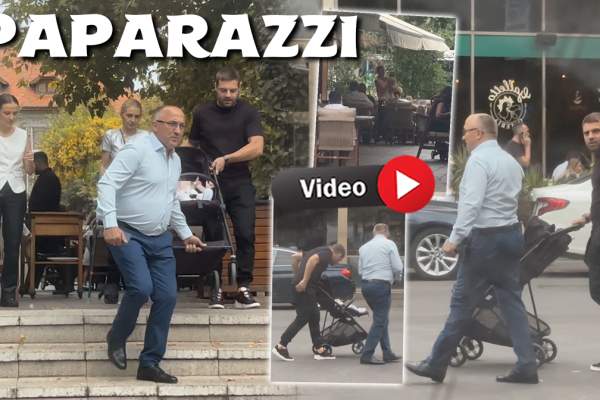Imagini emoţionante cu Adi Popa, soţia şi copilul! Cine este ajutorul de nădejde pentru fotbalist când vine vorba de chestiuni organizatorice / PAPARAZZI