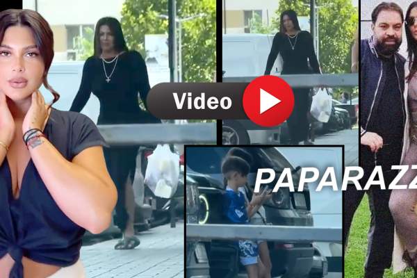 Ce făcea soția lui Florin Salam, după ce a șters toate pozele cu manelistul și a dat de înțeles că s-au certat / PAPARAZZI