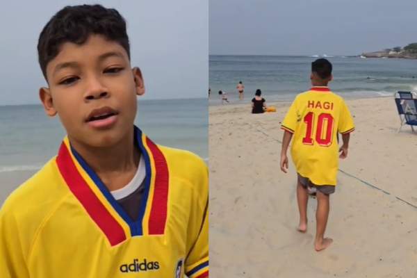 Povestea incredibilă a lui Hagi, un puști brazilian din Rio de Janeiro. Tatăl său l-a numit după performanța ”regelui” la Cupa Mondială din 1994