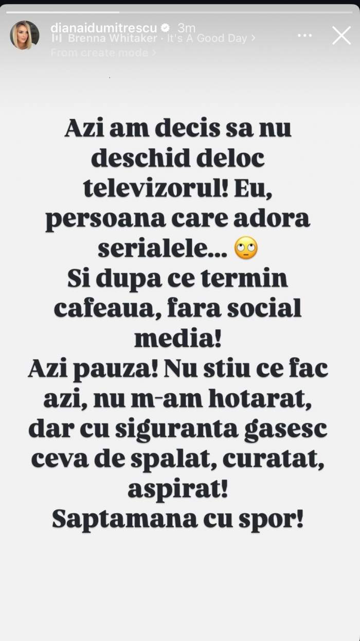 Diana Dumitrescu, decizie de ultimă oră: „Eu, persoana care adoră...”. Ce a hotărât actrița