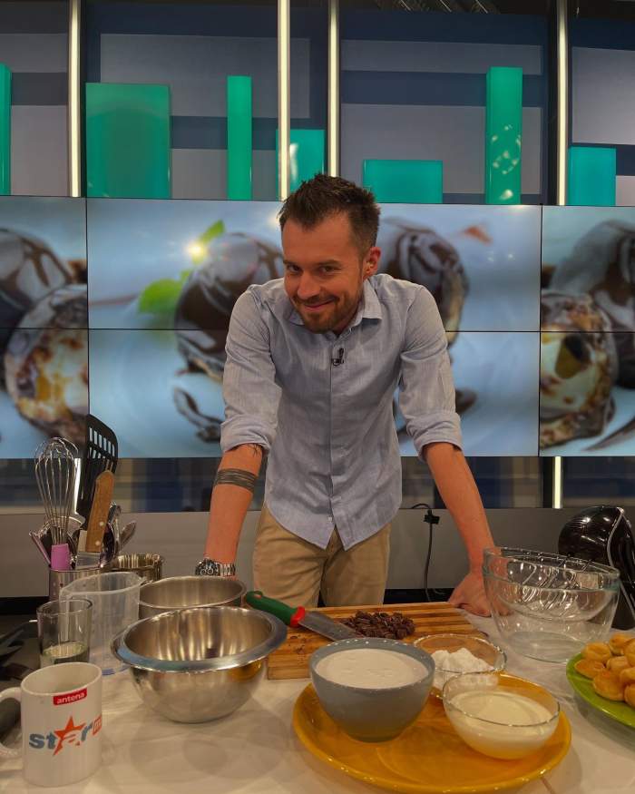 Creveți cu roșii cherry și pătrunjel după rețeta lui Chef Horia Manea. La ce truc apelează pentru un preparat delicios