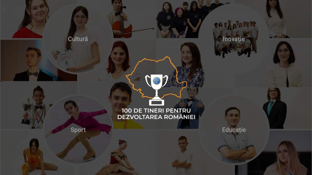 100 de tineri premiați cu 100.000 de euro: Fundația Dan Voiculescu pentru Dezvoltarea României anunță finaliștii campaniei „100 de tineri pentru dezvoltarea României”