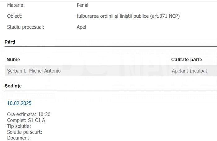 Decizie de ultimă oră în dosarul fiului de vedetă care a umilit poliția și jandarmeria / Drogatul cu bolid a atacat sentința