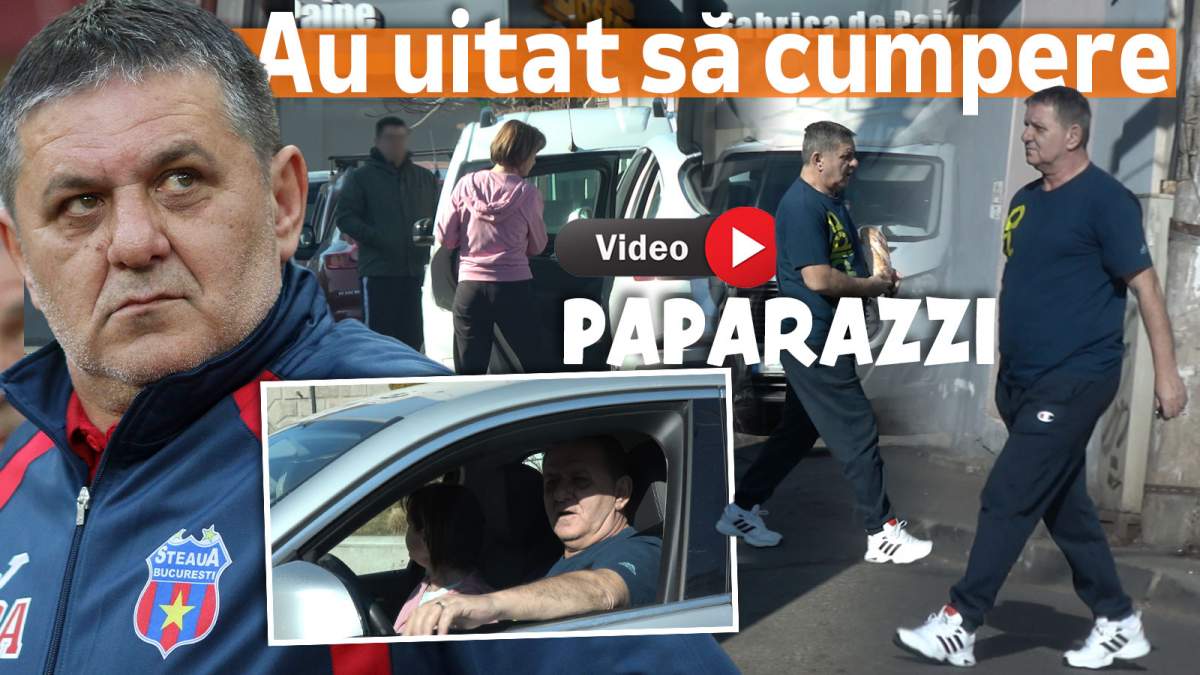 Nu contează cât de cunoscut e! Când soția îl trimite după pâine, Marius Lăcătuș execută! Imagini rare cu antrenorul și partenera de viață