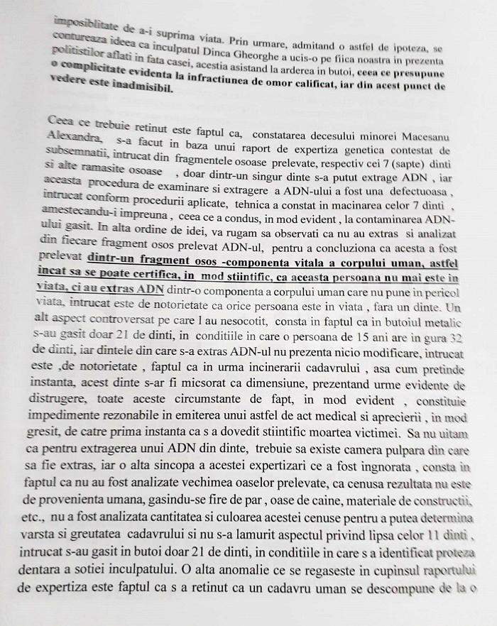 Părinții Alexandrei Măceșanu au cerut un milion de euro și eliberarea criminalului Gheorghe Dincă! Documente exclusive din „Dosarul Caracal”