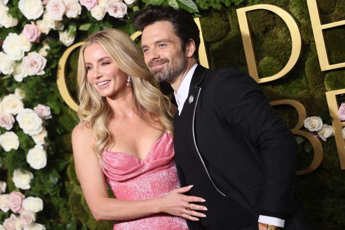 Actorul american Sebastian Stan și actrița engleză Annabelle Wallis sosesc pentru cea de-a 82-a ediție anuală a premiilor Globul de Aur la hotelul Beverly Hilton din Beverly Hills, California, pe 5 ianuarie 2025.