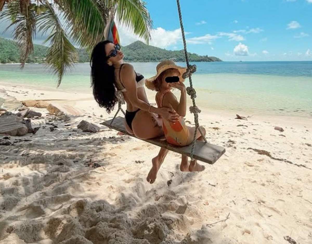 Când apare Ioana Grama pe plajă, se opresc și valurile să o admire! Cum arată celebra influenceriță în costum de baie, în Seychelles / FOTO 