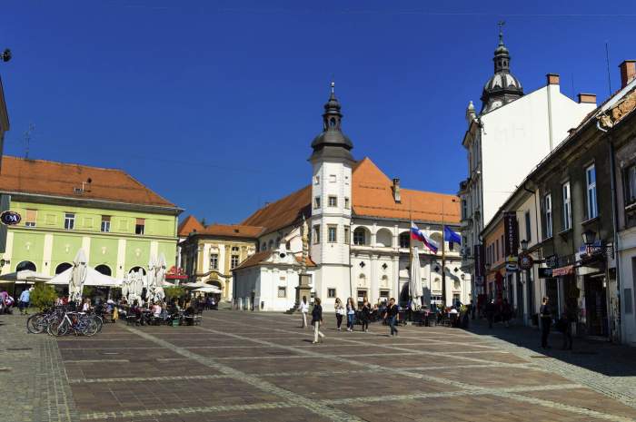 Vedere a orașului Maribor, Maribor, destinație de călătorie în Slovenia