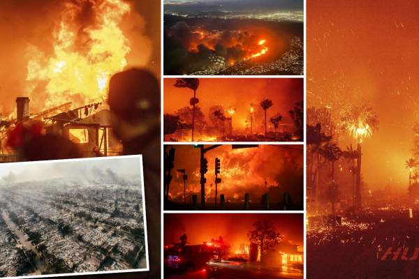 Imagini apocaliptice din Los Angeles. Cel puțin cinci oameni au murit în urma incendiilor