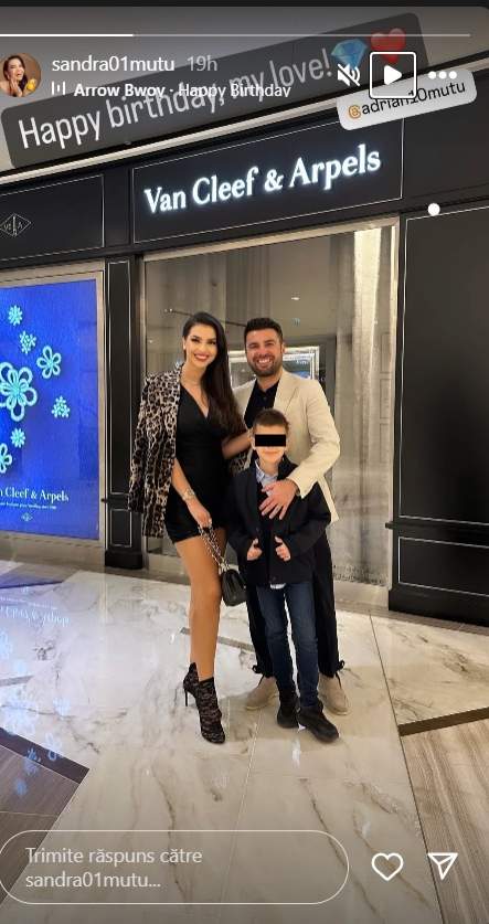 Adrian Mutu a împlinit 46 de ani. Soția lui, Sandra, imagine romantică, de ziua lui de naștere: „La mulți ani, iubirea mea”