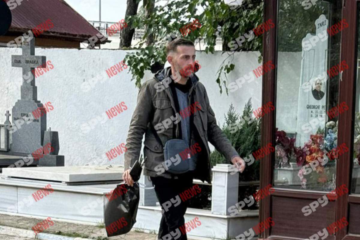 Imagini cu iubitul Ioanei Popescu la capela unde este depus trupul neînsuflețit al brunetei. Jurnalista va fi înmormântată astăzi, 1 octombrie | PAPARAZZI