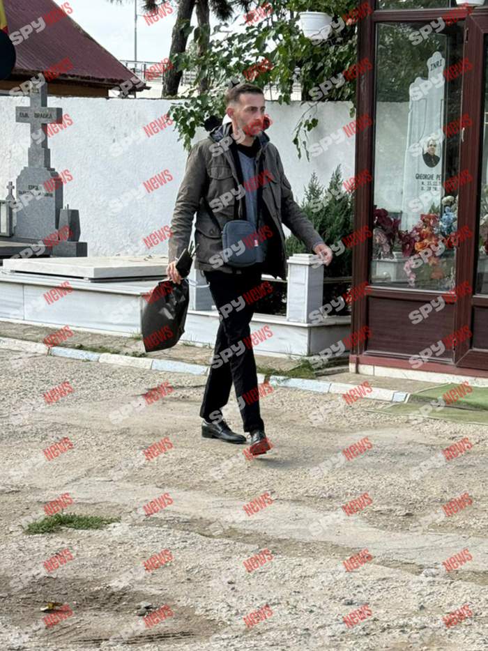 Imagini cu iubitul Ioanei Popescu la capela unde este depus trupul neînsuflețit al brunetei. Jurnalista va fi înmormântată astăzi, 1 octombrie | PAPARAZZI