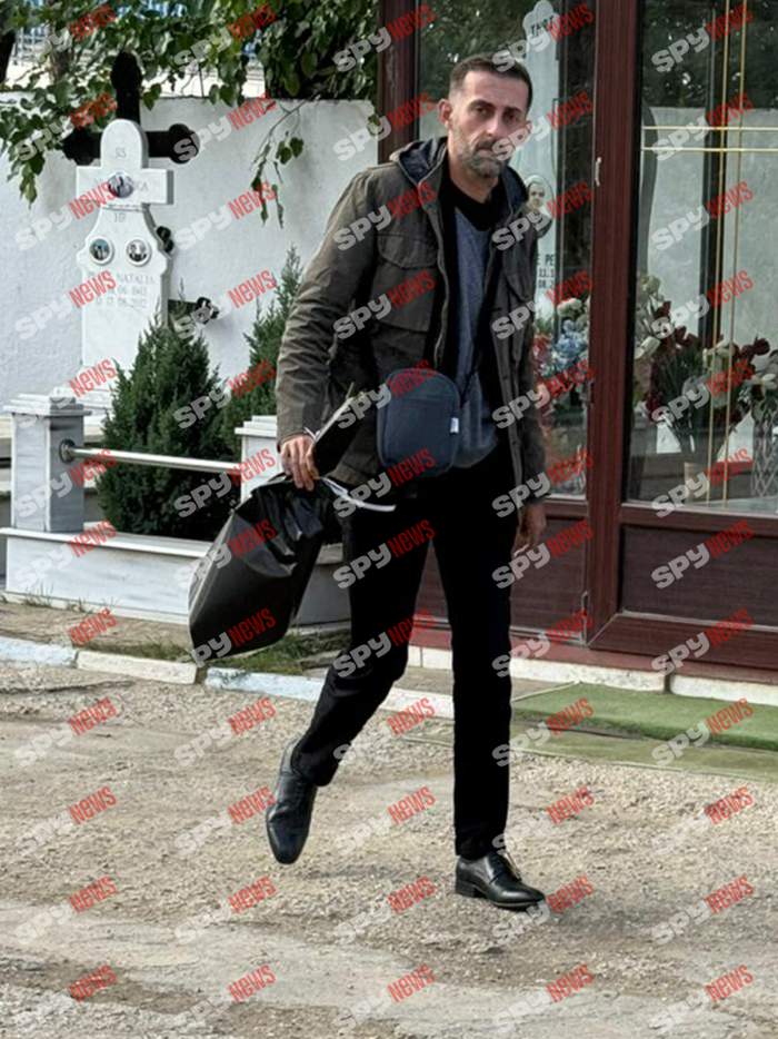 Imagini cu iubitul Ioanei Popescu la capela unde este depus trupul neînsuflețit al brunetei. Jurnalista va fi înmormântată astăzi, 1 octombrie | PAPARAZZI
