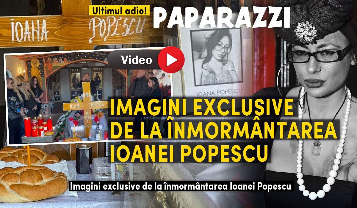 Ultimul adio! Imagini exclusive de la înmormântarea Ioanei Popescu. Jurnalista este condusă pe ultimul drum | PAPARAZZI