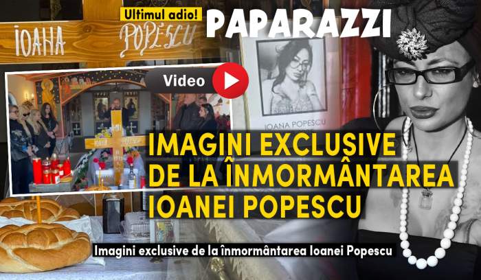 Ultimul adio! Imagini exclusive de la înmormântarea Ioanei Popescu. Jurnalista este condusă pe ultimul drum | PAPARAZZI