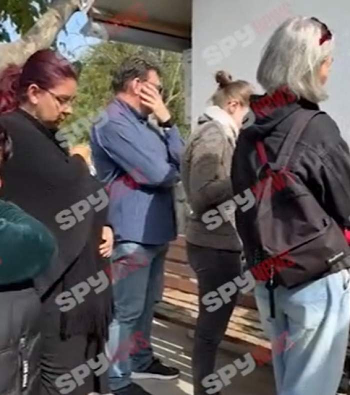 Fostul soț al Ioanei Popescu, Ion Lorinczi, în lacrimi la înmormântarea brunetei. Bărbatul este copleșit de durere | PAPARAZZI
