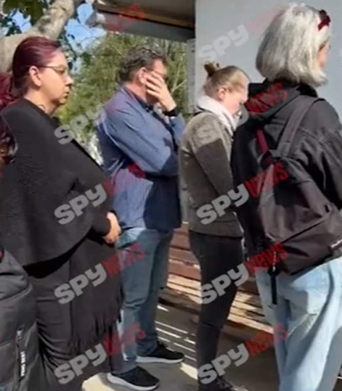 Fostul soț al Ioanei Popescu, Ion Lorinczi, în lacrimi la înmormântarea brunetei. Bărbatul este copleșit de durere | PAPARAZZI
