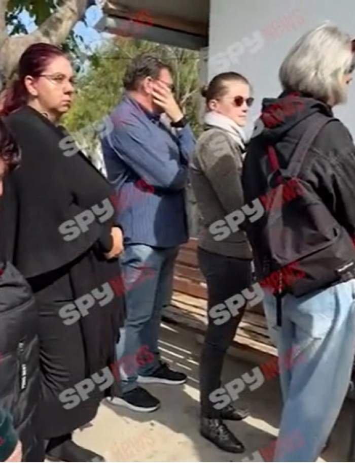 Fostul soț al Ioanei Popescu, Ion Lorinczi, în lacrimi la înmormântarea brunetei. Bărbatul este copleșit de durere | PAPARAZZI