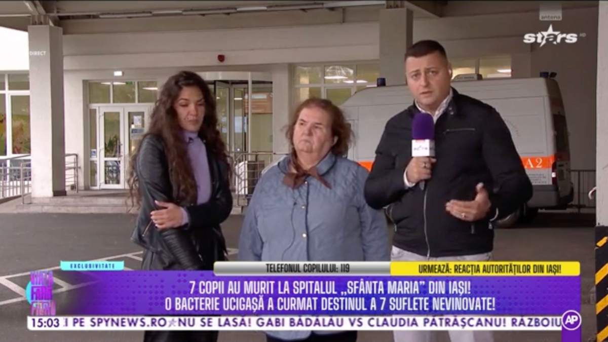Viața fără filtru. Ce spun bunica și mătușa unui bebeluș care a decedat în spital din cauza bacteriei ucigașe: "A stat acasă doar o zi și o noapte..."