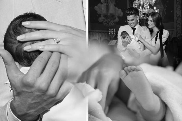 Ianis și Elena Hagi și-au botezat fiul! Primele imagini cu băiețelul lor! Ce nume special au ales | FOTO