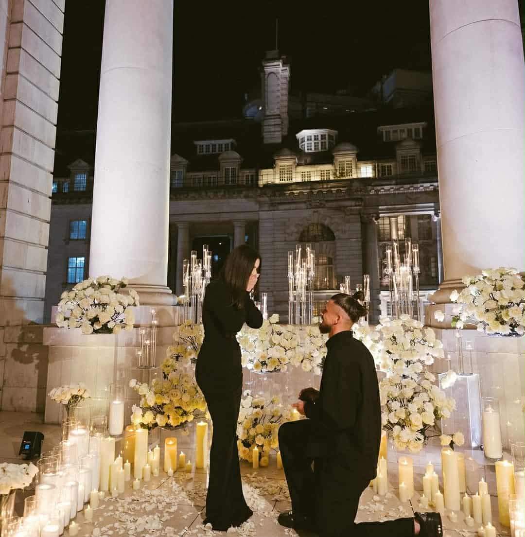 Radu Drăgușin și-a cerut iubita de soție! Imagini de basm cu fotbalistul și Ioana | FOTO