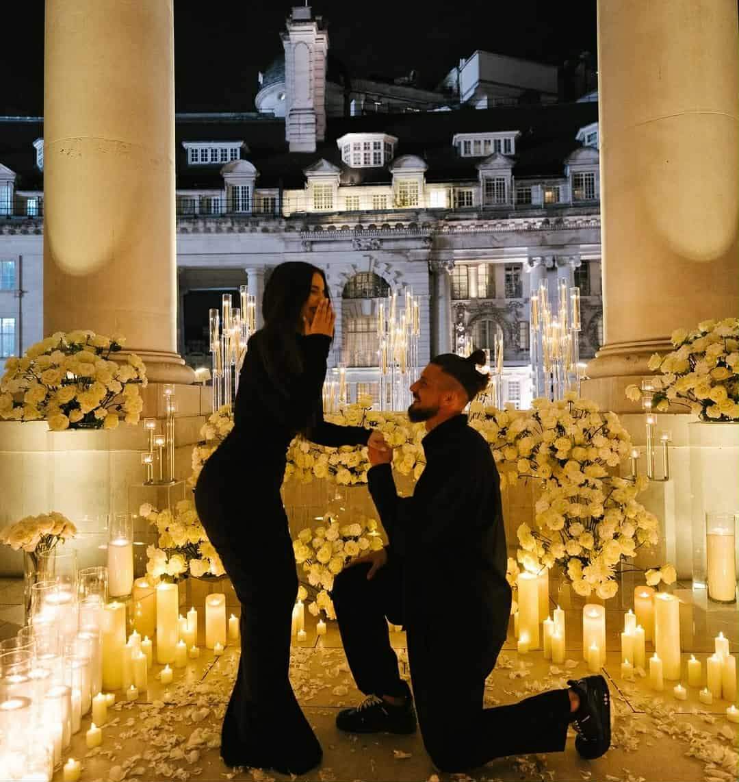 Radu Drăgușin și-a cerut iubita de soție! Imagini de basm cu fotbalistul și Ioana | FOTO