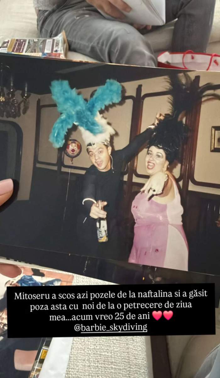 Cum arătau Oana Roman și Mihai Mitoșeru, în urmă cu 25 de ani. Prezentatorul a scos pozele de la naftalină | FOTO