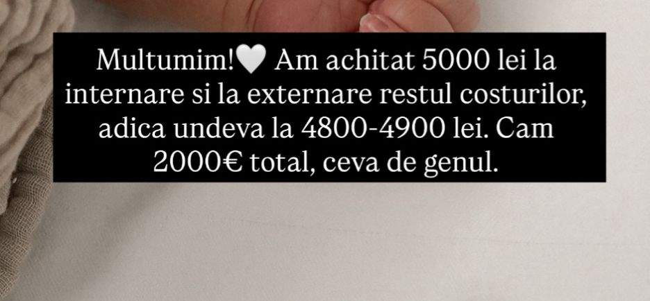 Cât costă o naștere la spitalul privat din Constanța unde a murit Mădălina, tânăra de 29 de ani, la scurt timp după ce a născut
