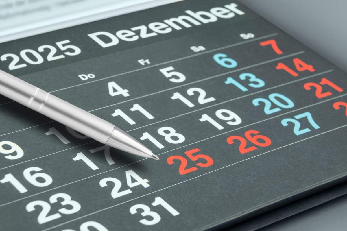 calendar craciun