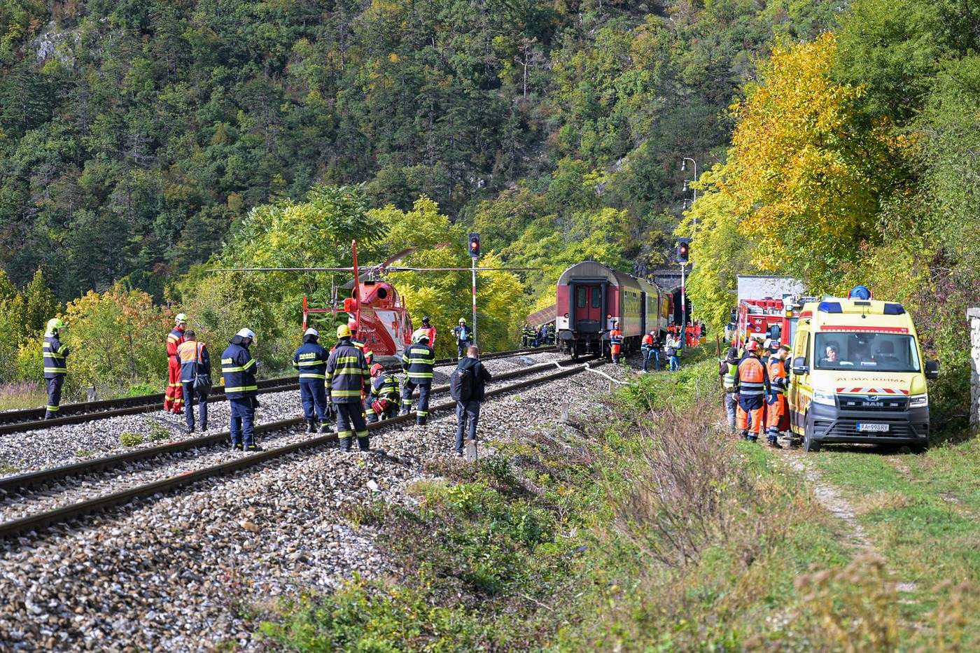 accident feroviar în Slovacia