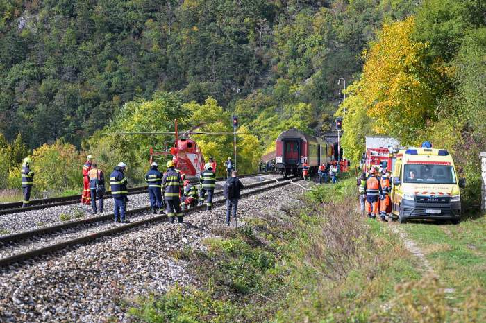 accident feroviar în Slovacia