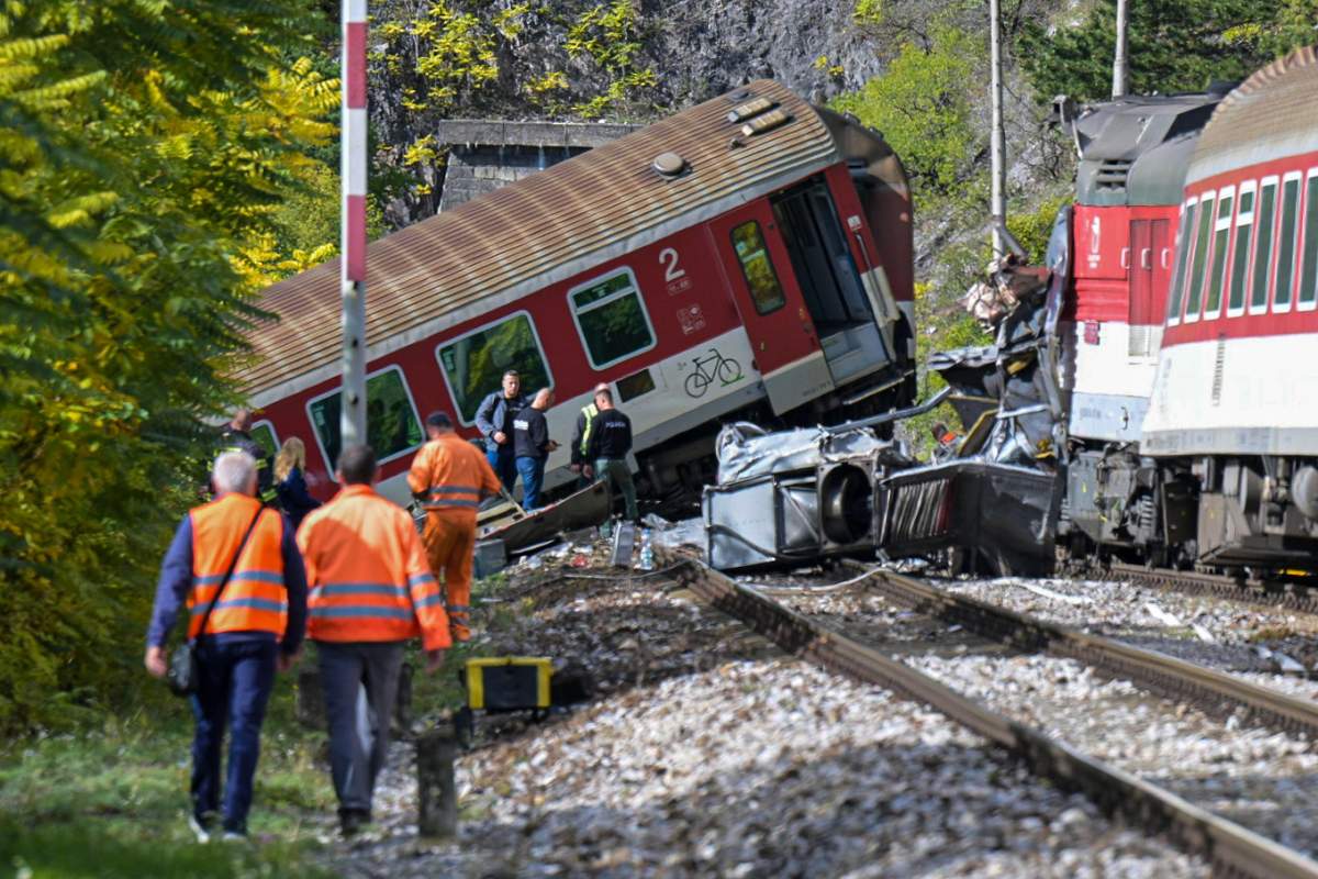 accident feroviar în Slovacia
