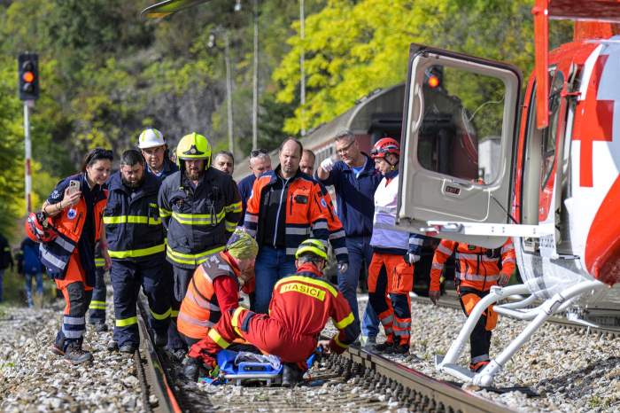 accident feroviar în Slovacia