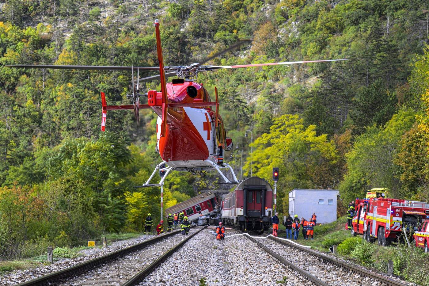 accident feroviar în Slovacia