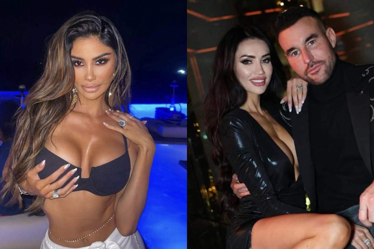 colaj din doua poze cu morgan si philipp plein si andreea sasu