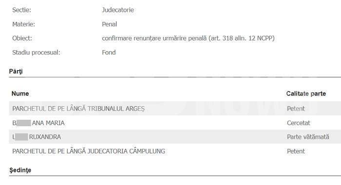 Polițista filmată de soț în pat cu șeful, salvată de procurori | Bătăușa de la IPJ Argeș a trecut proba Parchetului