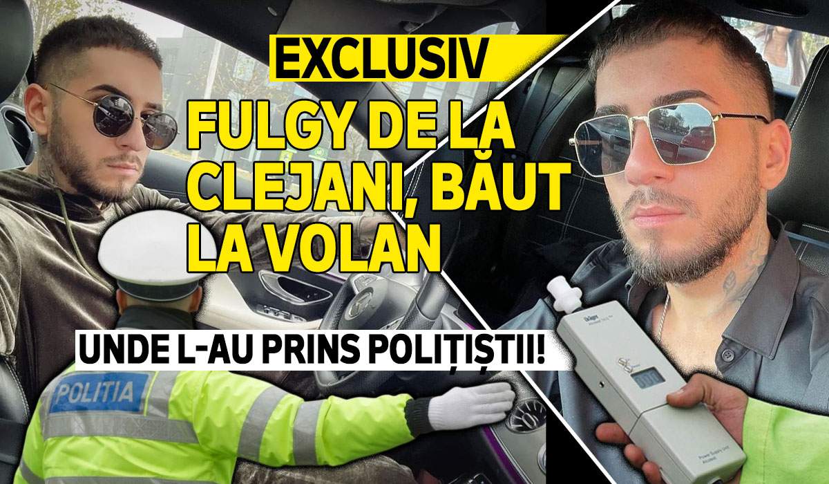 Exclusiv | Fulgy de la Clejani, băut la volan | Unde l-au prins polițiștii!