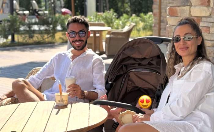 Claudia Puican și Armin Nicoară, fotografii de colecție, alături de fiul lor, Amir. Cei trei sunt în vacanță | FOTO