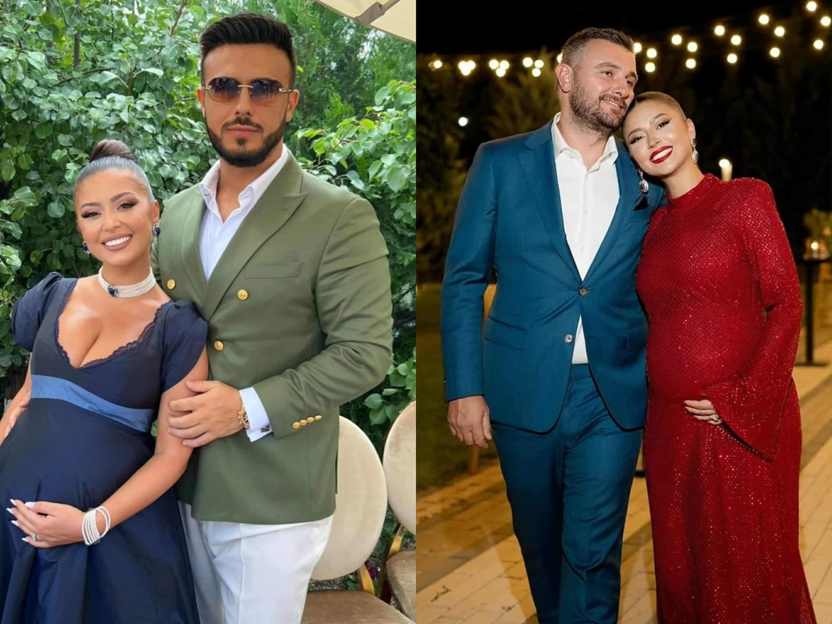 Gabi Bădălău, sora lui, Sabina, și soțul ei